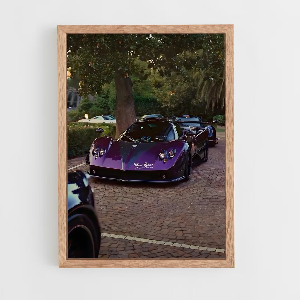 Poster Zonda 760 Supercar – affiche Pagani (vue 4)